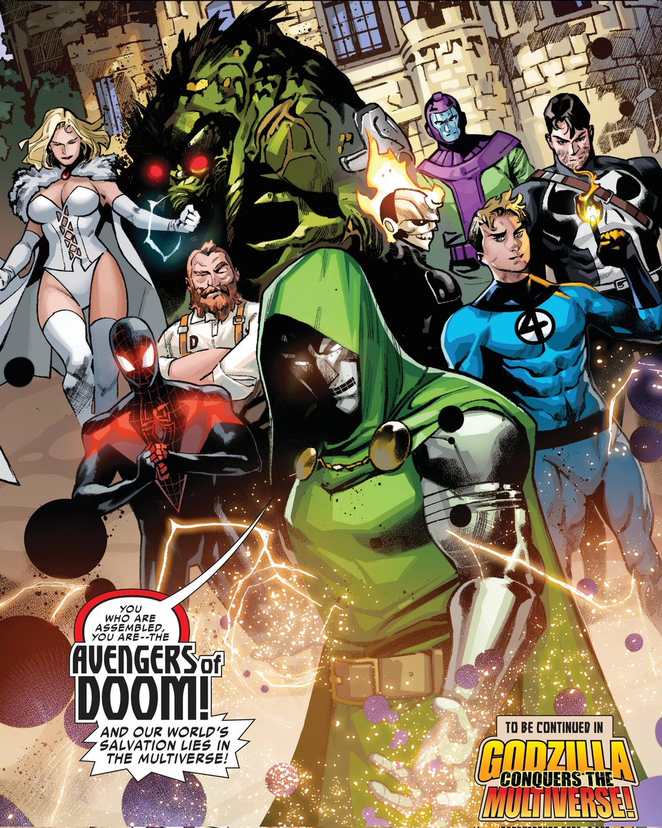 HiddenStormy's tweet photo. Other F4 appearances today includes:

- The F4 &amp; Franklin cameod in What If...Uncanny X-Men
- Reed &amp; Sue cameod in Iron Man Vol. 8 #6
- Johnny played a pretty big role in Godzilla Infinity Roar #5 and is set to play a role in the upcoming Godzilla Conquers The Multiverse https://t.co/KV75IjLfeE