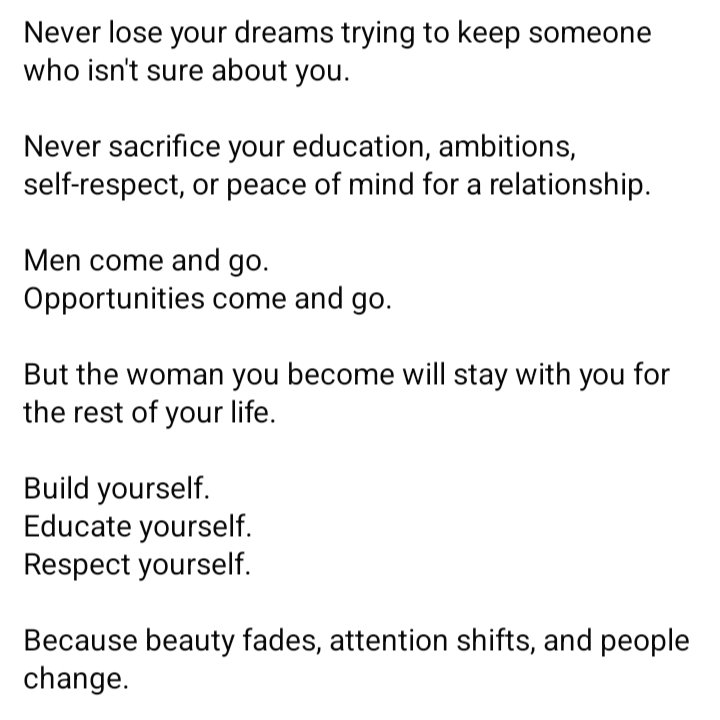 SheikhGohar0's tweet photo. "There's no shortage of men. There's a shortage of successful women. You are the prize, not him." https://t.co/wrj7Px9xp7