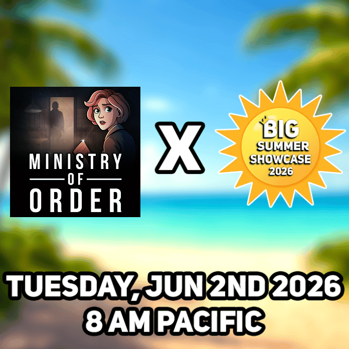 VoltekPlay's tweet photo. Ministry of Order was featured in the #BIGSummerShowcase with a completely new trailer!
Link to the showcase is in the comments 👇 https://t.co/EeKu6GEMwu
