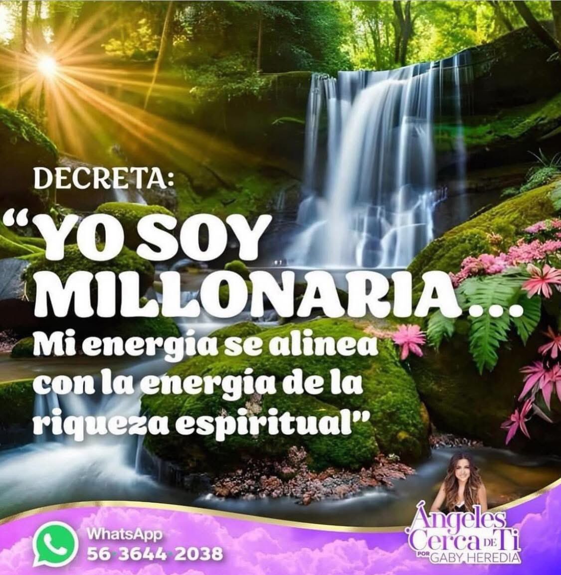 Angelcercadeti's tweet photo. Hazlo ahora!!
Decrétalo con toda tu fe!!!!
Y antes de dormir, imagina cómo sería tu vida si fueras millonaria. Lo importante es que te visualices desde el amor.

Con cariño
Gaby Heredia
Ángeles cerca de ti https://t.co/ObNUIPz6M8