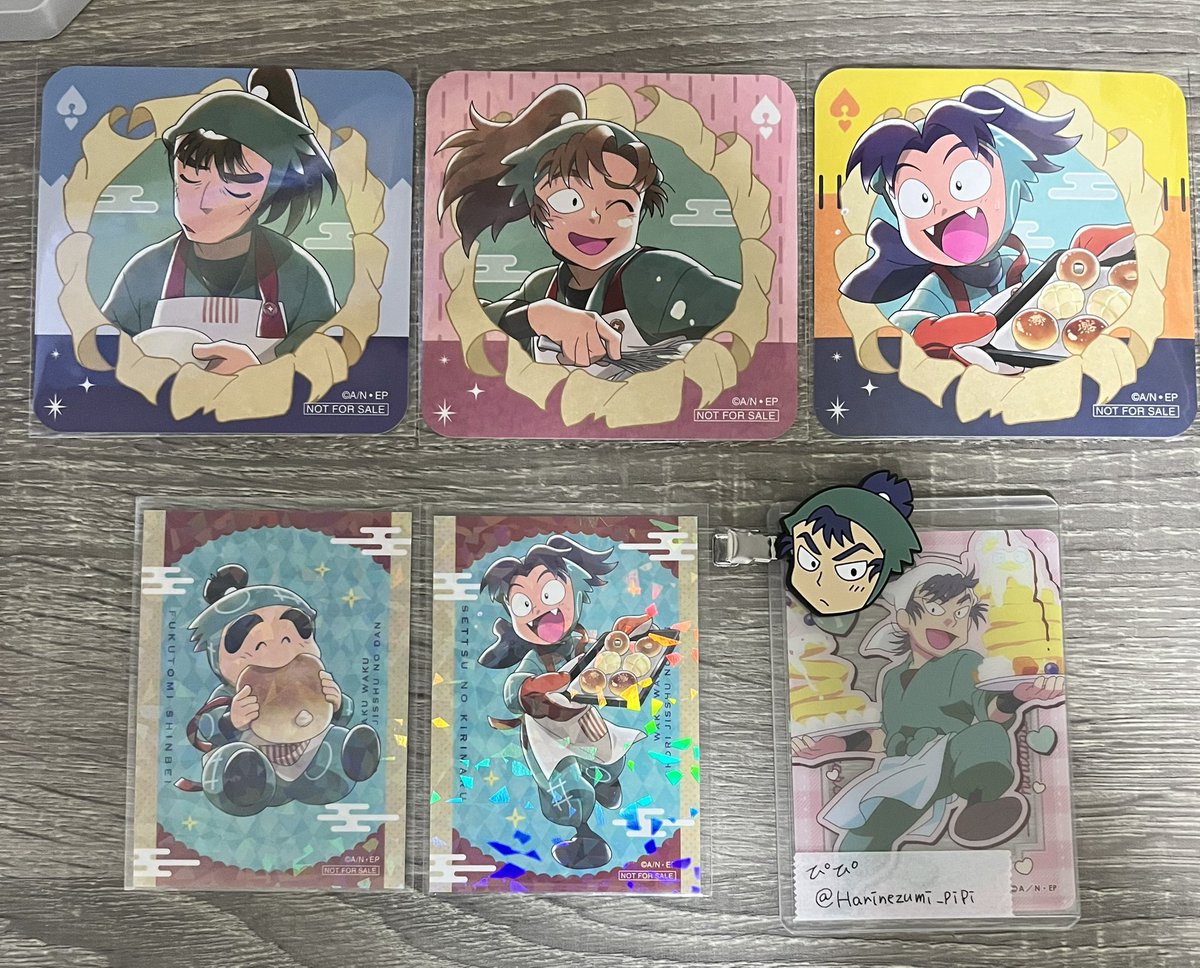 Harinezumi_pipi's tweet photo. 忍たま ハートブレッドアンティーク コラボ 特典 コースター ホロカード

譲)
コースター→中在家 善法寺 きり丸
ホロカード→しんベヱ きり丸

求)
ホロカード→食満＞潮江
食満優先で求めています

郵送交換
検索からもお気軽にお声掛けください。
よろしくお願い致します。 https://t.co/MOZIqGTOL3