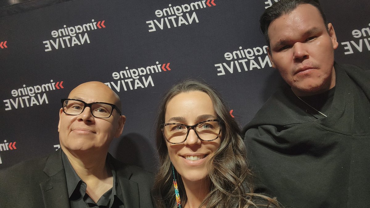 MarcMerilainen's tweet photo. We had a great time at the ImagineNative opening party last night! https://t.co/0zN5wIyLeq