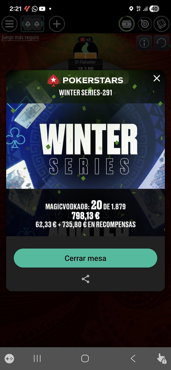 magicvodka08's tweet photo. Estos son algunos de mis pinchazos durante este año 2026. Sigo siendo un jugador muy humilde con un ABI de unos 10€, mi objetivo durante este 2026 es tener unas ganancias netas de +20k (voy por +4k de momento, llegado a estar +5.3k). Vamos a ver hasta donde puedo llegar 💪 🦍 https://t.co/WXHcr1bujR
