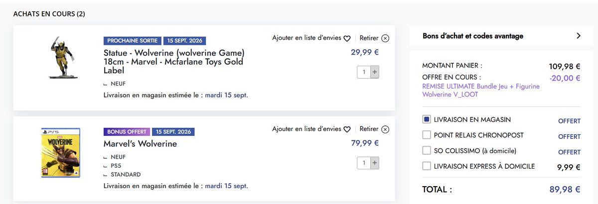 GamemastersFr's tweet photo. L'offre est vraiment intéressante pour les Ultimate,  89,98€ + 10€ en BA + porte clé 🔥 https://t.co/5pw4bF9vcD