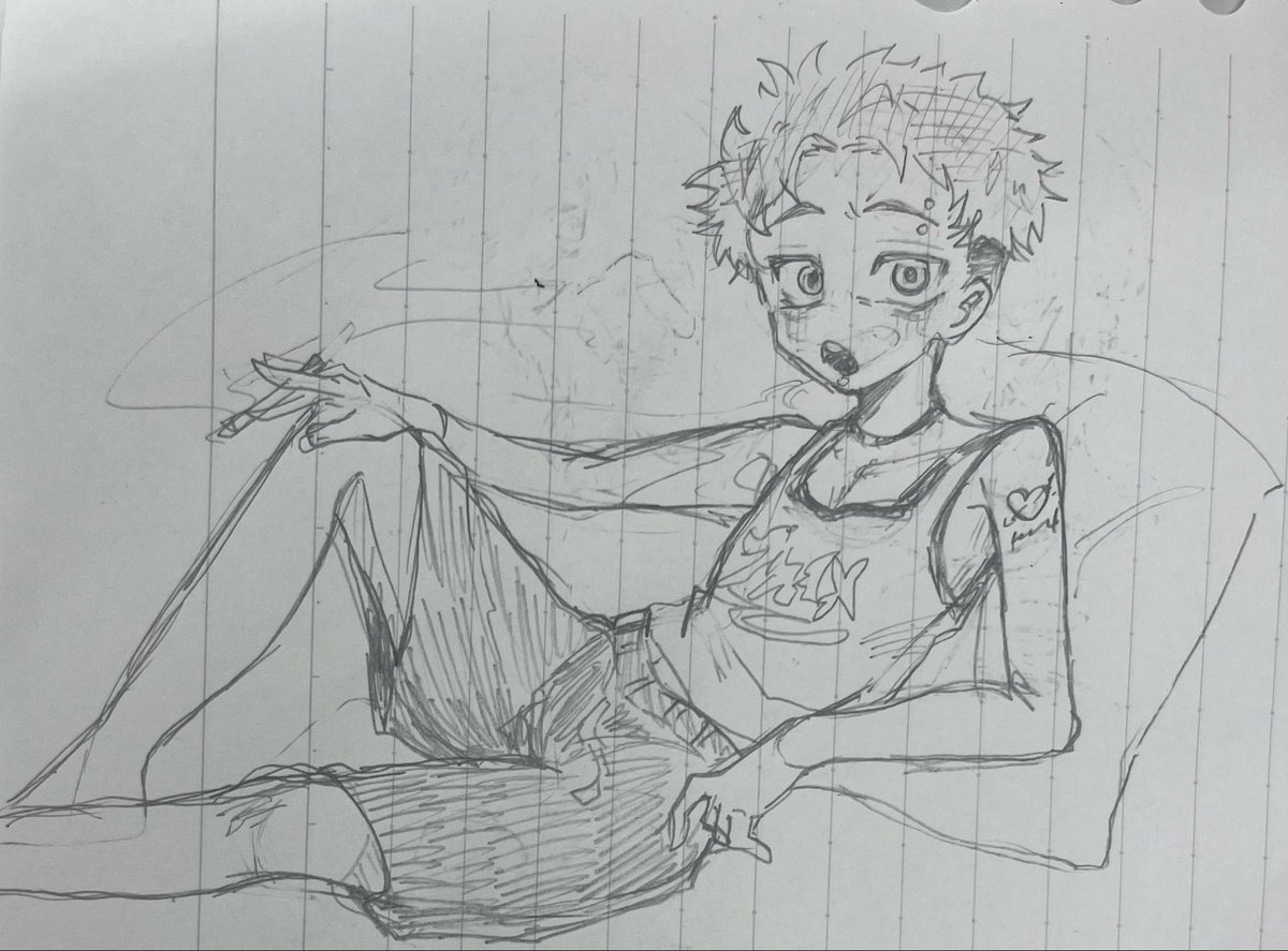 Limy_15's tweet photo. クズ #創作 https://t.co/UxPjzT0Xio