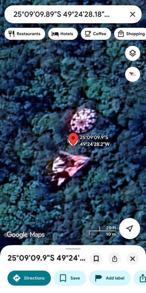 Shefferssson's tweet photo. @kalliloliveira_ So this is the real images from google naps with this coordinates. So wtf is this?  Why are people still calling this man hoax https://t.co/x8h9d6B8pK