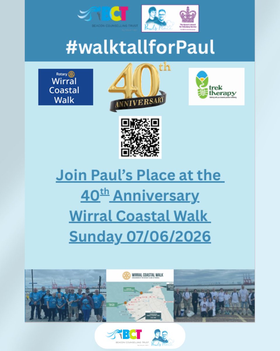 BCTNorthWest's tweet photo. The Wirral Coastal Walk is this Sunday!

#paulsplace #bct https://t.co/LzCzrlNFrY