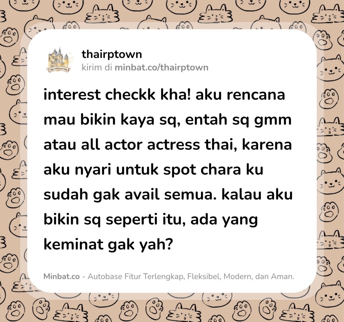 ผู้คนของฉัน, 𝘵͟𝘩͟𝘢͟𝘪͟𝘳͟𝘱͟𝘵͟𝘰͟𝘸͟𝘯͟ ˖ tweet media