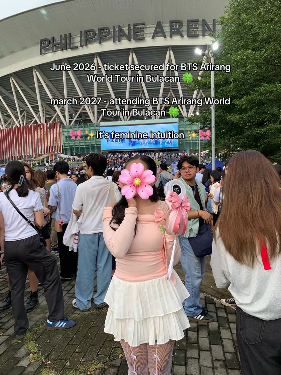 lov3mails's tweet photo. I WILL WIN THAT TICKETING WAR AND I WILL SEE BTS NEXT YEAR! 🤞🏻💖🍀

🎀✨ it’s feminine intuition ✨🎀 https://t.co/86vI63y4EL