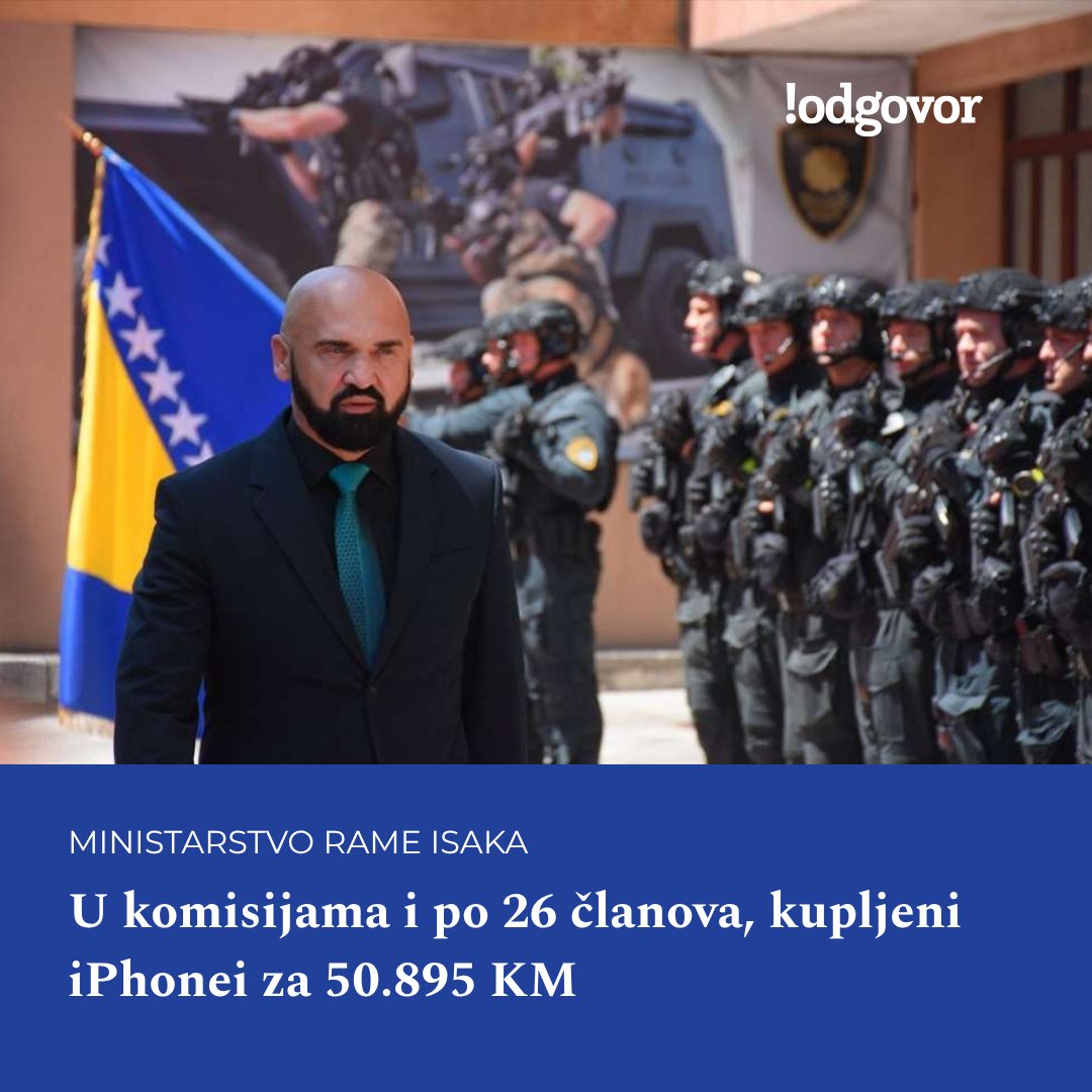 odgovor_ba's tweet photo. U radnim tijelima gdje je predviđeno najviše pet članova, imenovalo je i do 26 osoba, od kojih je pola bilo zaposleno u Ministarstvu. Njima je, po tom osnovu, tokom prošle godine, isplaćeno 35.150 KM naknada.

Nabavljeno je i 17 mobilnih telefona u vrijednosti od po tri hiljade maraka.

VIŠE NA https://t.co/bDIcnF6biK