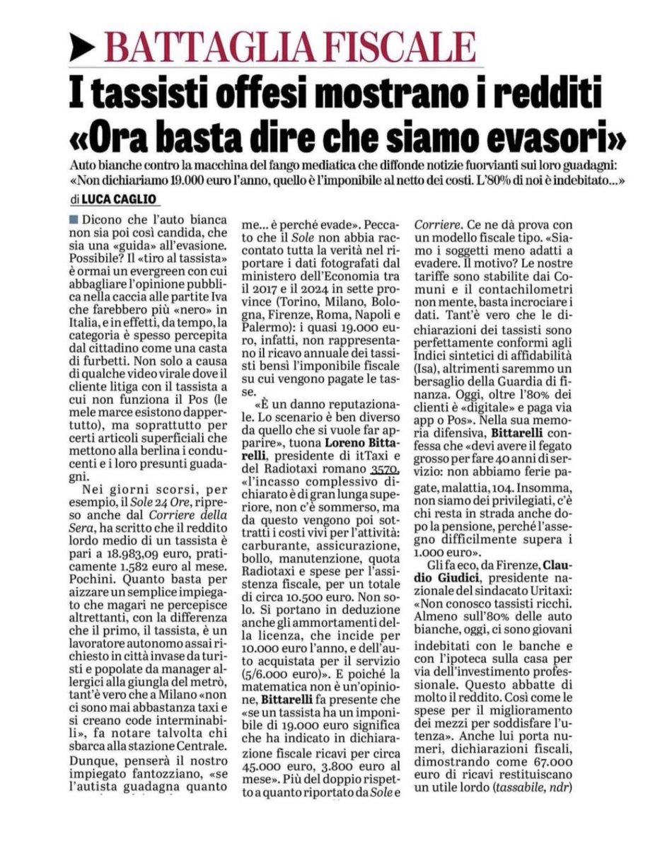 BittarelliTW's tweet photo. Per anni ci hanno raccontato una storia. Oggi parlano i numeri.
Grazie a @LaVeritaWeb per aver dato spazio ai fatti invece che ai luoghi comuni. 🚖
Quando emergono i dati, le etichette lasciano il posto alla realtà. #LaVerità https://t.co/jWHKqJ5fmt