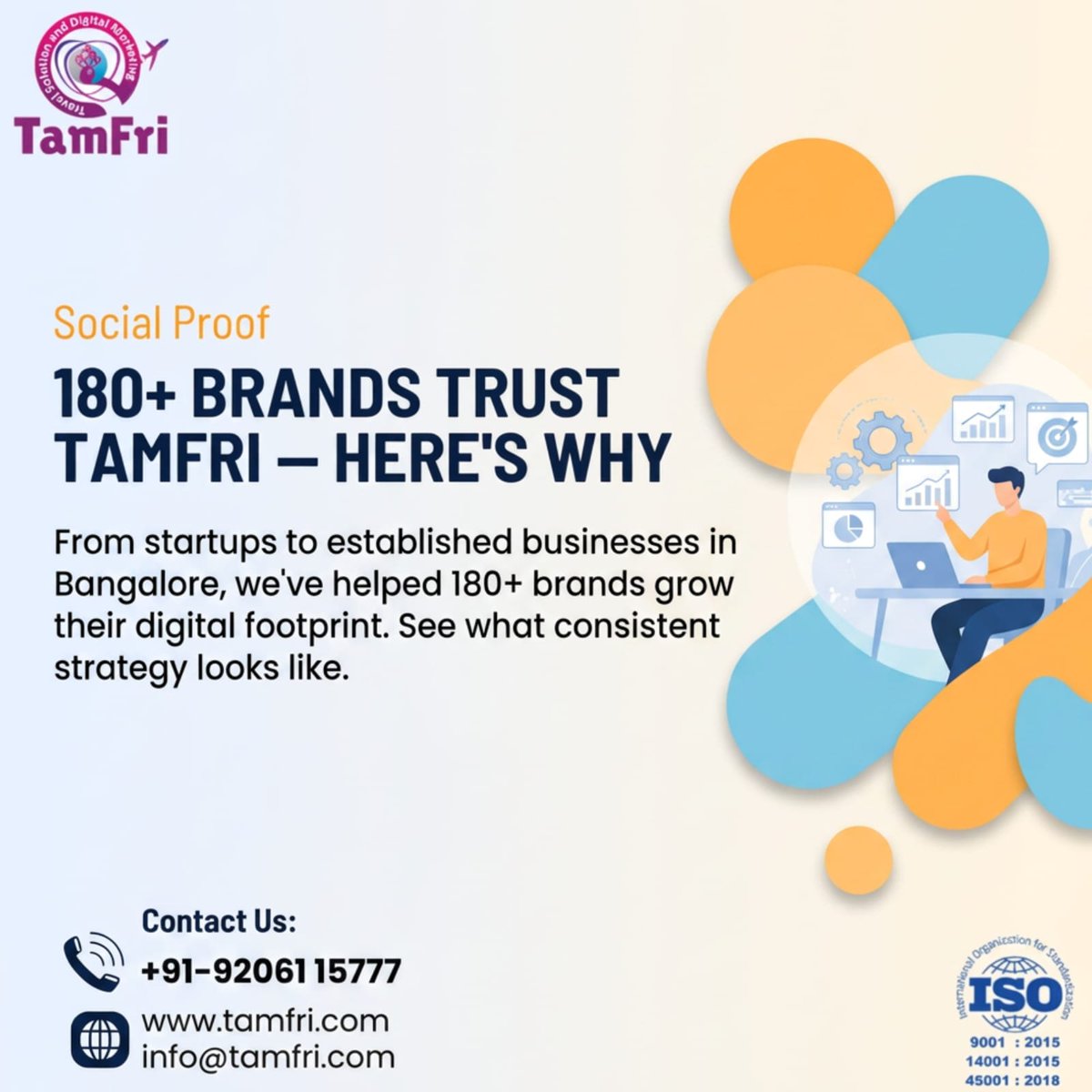 InfotechTamfri's tweet photo. 🚀 Trusted by 180+ Brands Across Industries 🌟

✅ Customized digital marketing strategies
✅ Consistent brand growth and visibility

📞 https://t.co/GHm8AlMM5t
📧 info@tamfri.com
🌐 https://t.co/nN0CGEQZ9i

#TamFri #DigitalMarketing #BrandGrowth #SocialMediaMarketing https://t.co/AZ6JrmJA3b