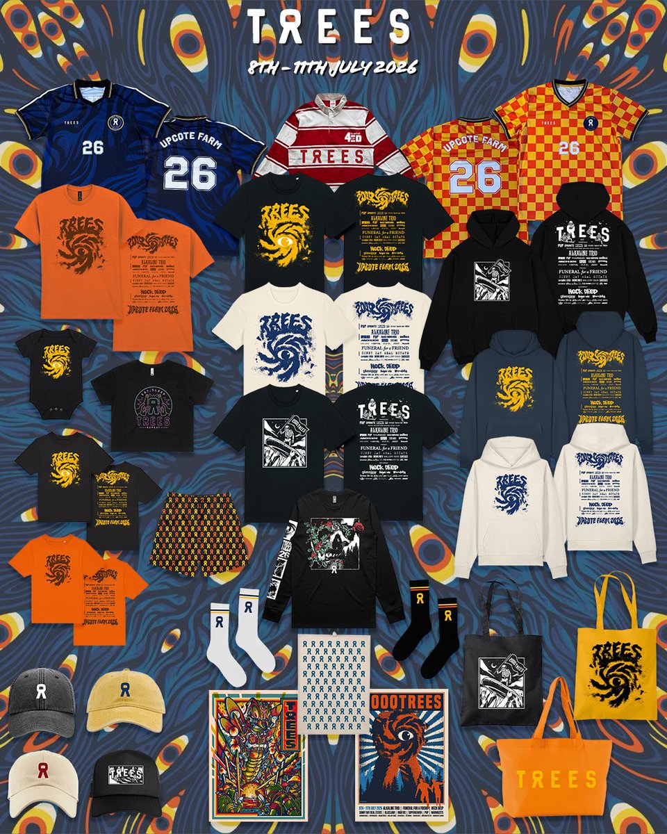 2000trees's tweet photo. 🌳 𝟮𝟬𝟮𝟲 𝗠𝗘𝗥𝗖𝗛 𝗗𝗥𝗢𝗣 🌳
The #2000trees 2026 merch drop is finally here and what an absolute treasure trove of threads it is!! Pre-order now for delivery or collection at the festival to avoid disappointment 💚
https://t.co/HrEsCQP6uy https://t.co/kk41qwhsXw