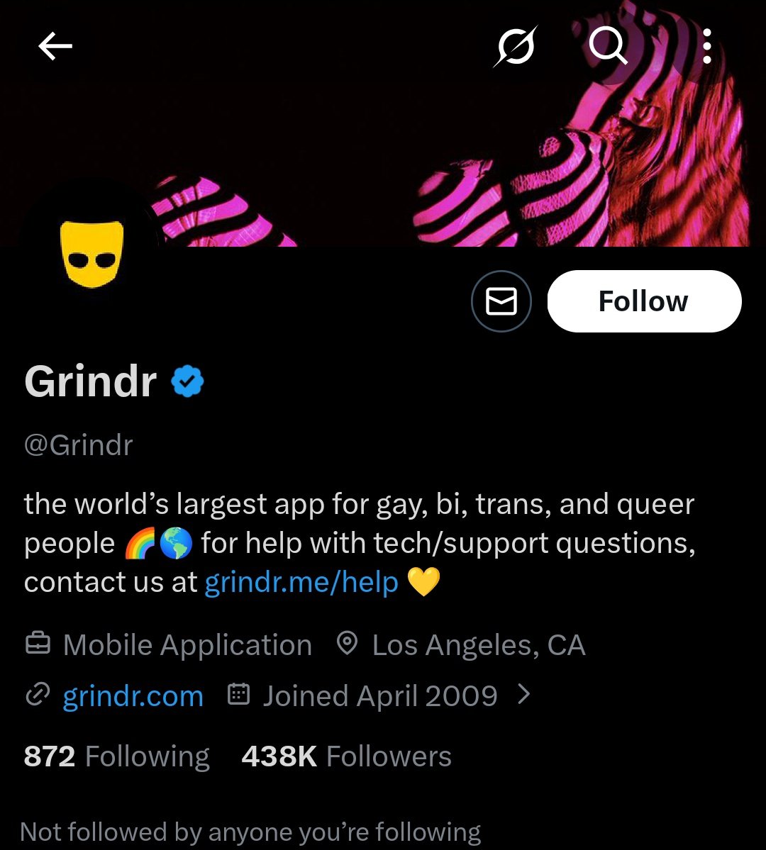 _LukeLuke's tweet photo. Thank you @Grindr for not turning your pfp into wokeslop https://t.co/y8bnCQE2On