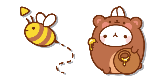 CustomCursor's tweet photo. Molang is now turned into a cute bear, prepared for a day filled with treats and adventures. This #fanart #Molang #Bear and #LittleBee cursor depicts a perfect duo: one unstoppably flies everywhere, while the other enjoys its tasty treasure! #CustomCursor
https://t.co/64zfMaBGQP https://t.co/S66uAR0Bol