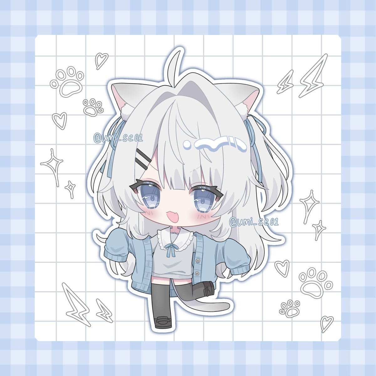 umi_se01's tweet photo. 描き合いでした🤍🩵 https://t.co/dckE9Kokkv