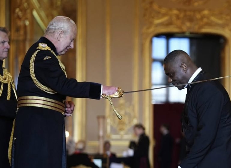 TVCconnect's tweet photo. Hollywood star Idris Elba has officially been knighted by King Charles III for his longstanding charitable work with young people.
The honour was presented at Windsor Castle, and he now holds the title Sir Idris.
#idriselba #kingcharles #PVCs #tvcentertainment https://t.co/cKh5QYo2c8