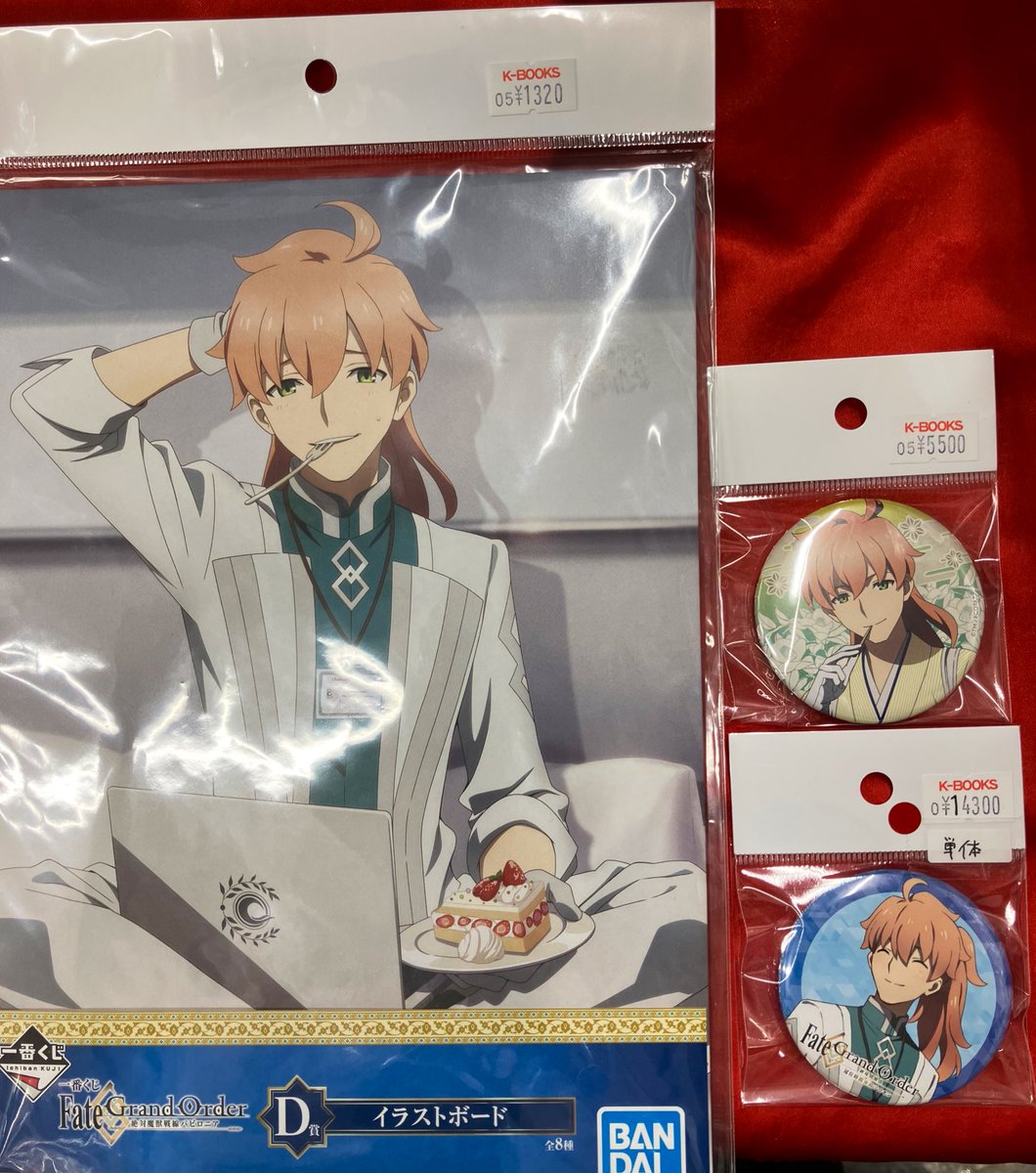入荷情報】 Fate Fate/Grand Order FGO ソロモン 円盤特典缶バッジ