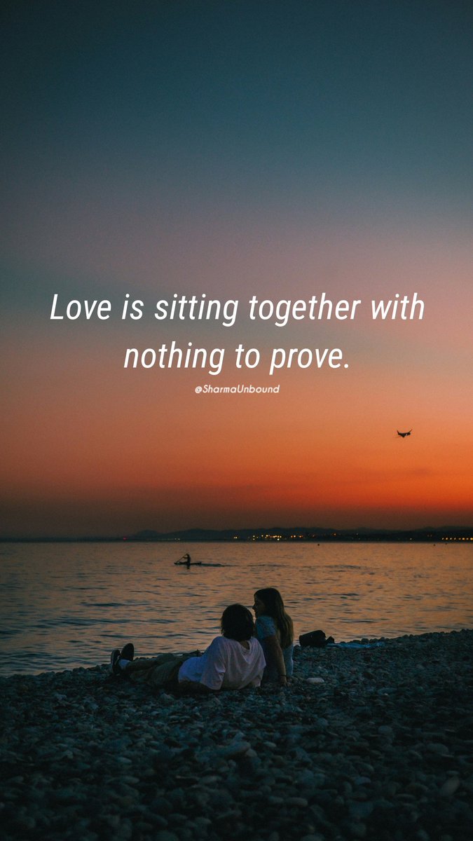 SharmaUnbound's tweet photo. Some people want gifts. Some want attention. The rare ones just want a spot beside you while the sky turns orange and the world slows down. https://t.co/lp9U9KqMmz