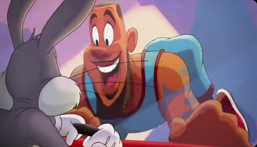 deggyweggy's tweet photo. Gooseworx on space jam 2 "i liked it when lebron james was excited over bugs bunny knowing him that was funny" https://t.co/C8Tjtmtdi5