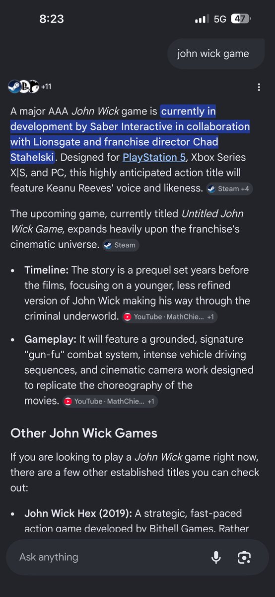 Glorbzilla's tweet photo. @conrad_417 @genosdawn Yeah no we getting a John wick game, hype as fuck https://t.co/PSrG5T5SnT
