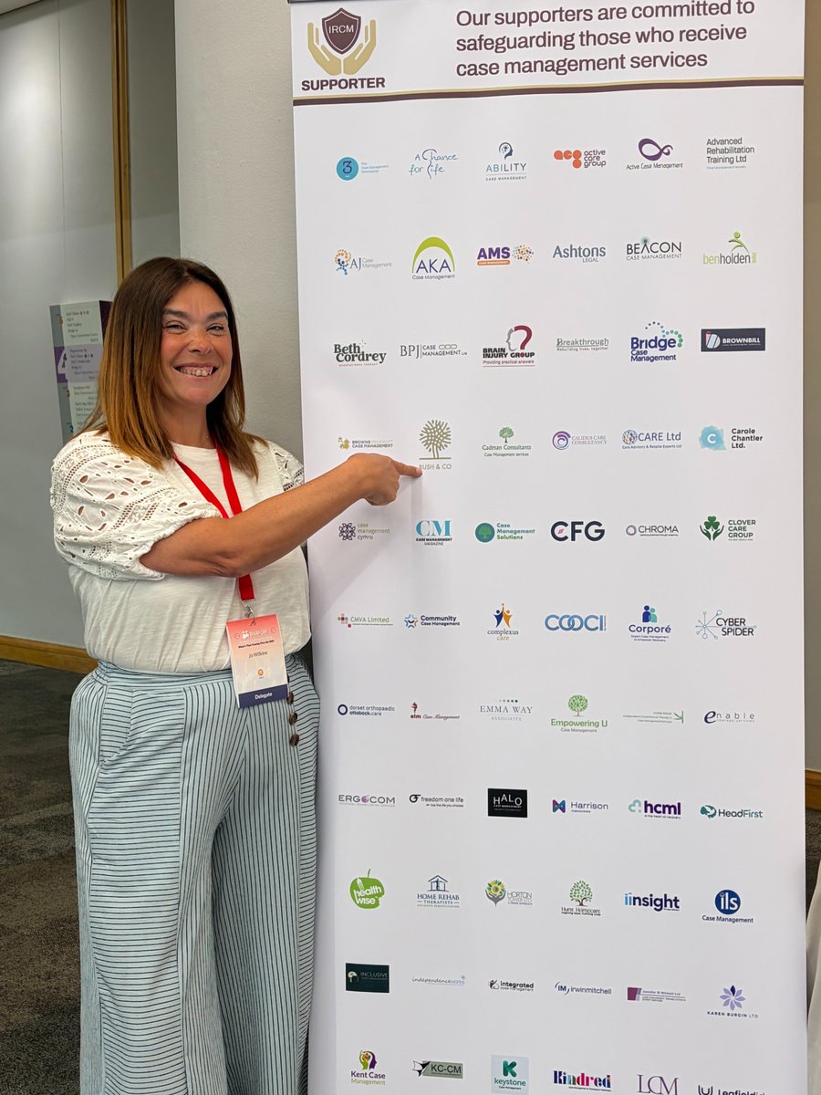 IRCaseManagers's tweet photo. Great to see @Bush_Company at the #babicmconf26.  Bush are part of our valued supporter community. We welcome the support of external organisations that support the Institute of Registered Case Managers’ objective of safeguarding users of case management services and the public. https://t.co/lR0Ps0pnw2