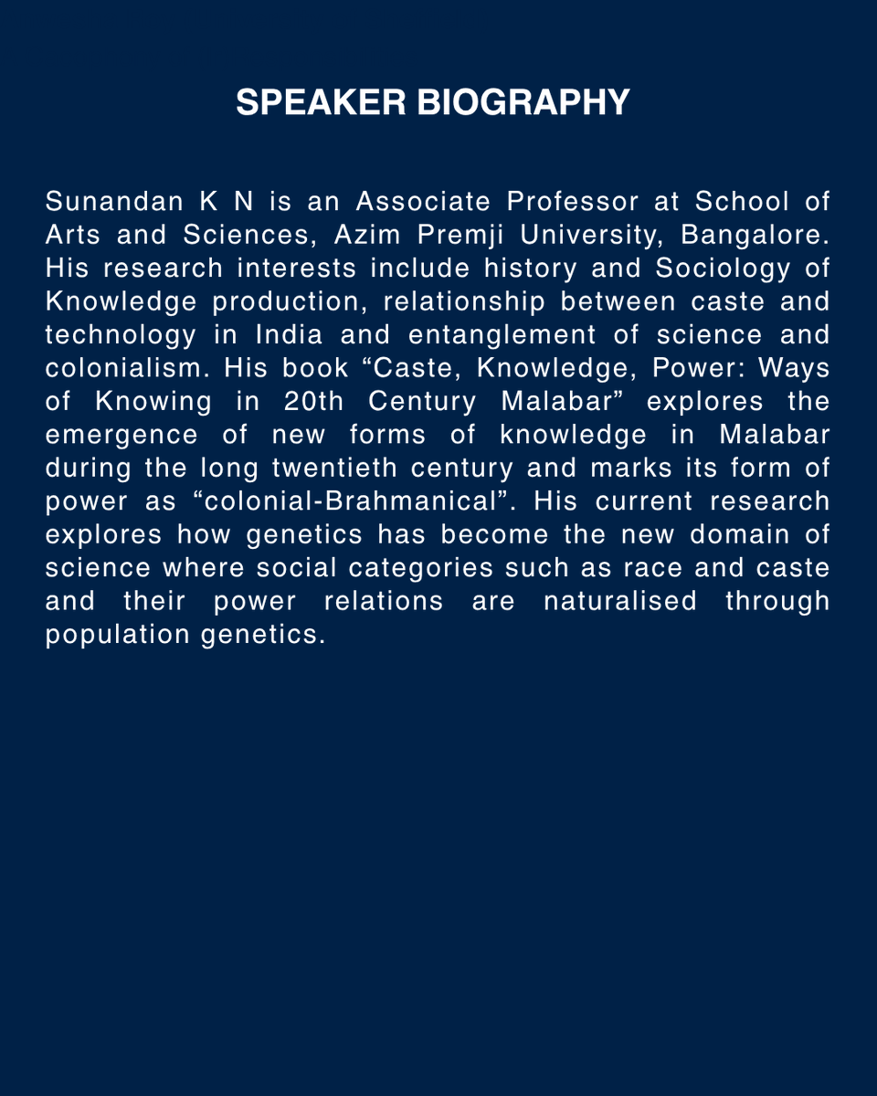 OxfordSAIH's tweet photo. Please see the details for our next talk with Sunandan K N. Online and in person at St Antony’s. Link to registration:

https://t.co/r6OVe5G39F https://t.co/EztRHdHv7K