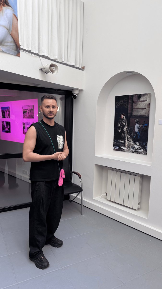 UN_Ukraine's tweet photo. As #PrideMonth begins, a new exhibition in Kyiv🇺🇦 highlights the stories of more than 40 LGBTQI+ Ukrainians who share their experiences during the war.

Equality &amp; dignity matter every day🫂 https://t.co/BTFcbJM2w8