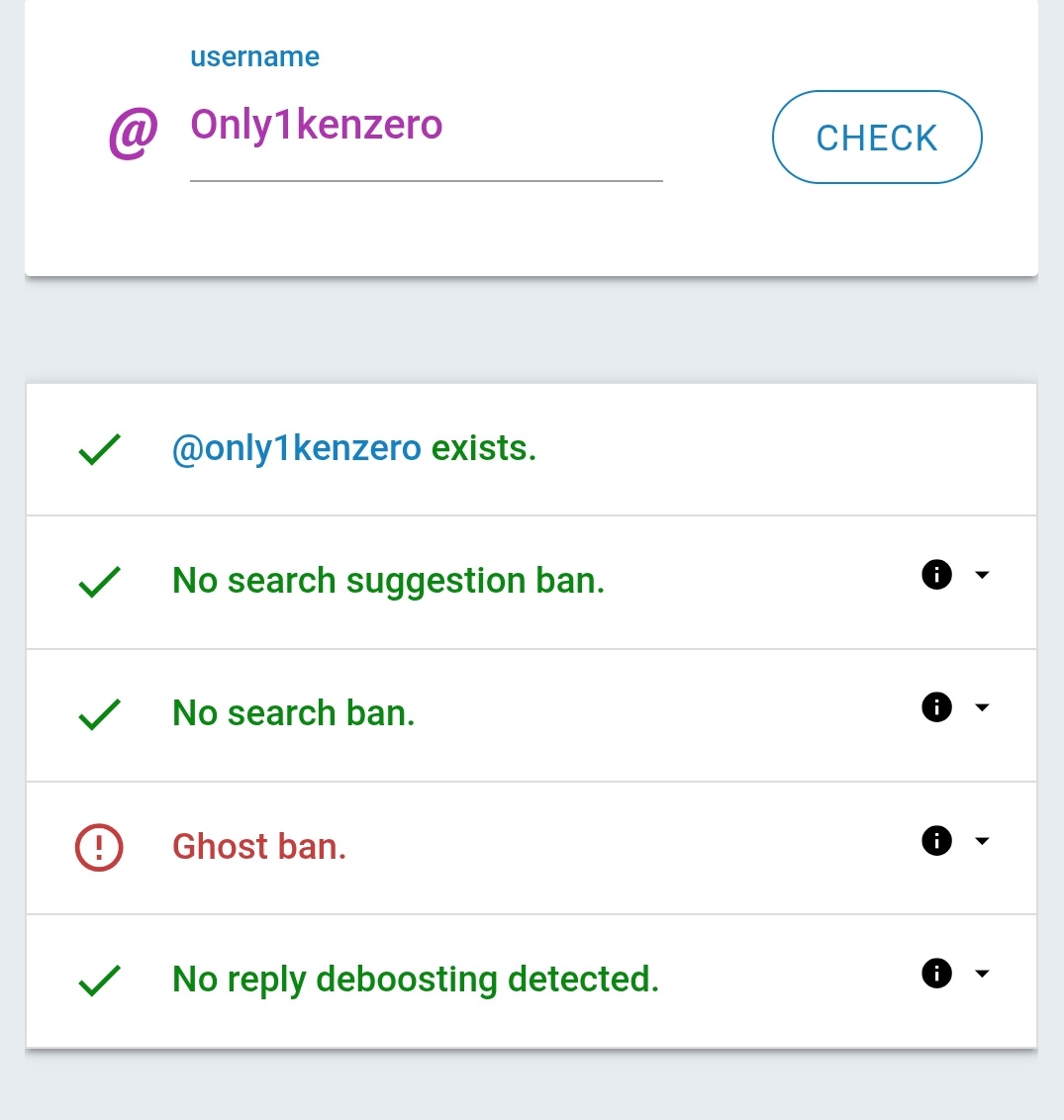 only1kenzero's tweet photo. Guys currently ghost ban 

Any help ? https://t.co/5G8aOeYPKa