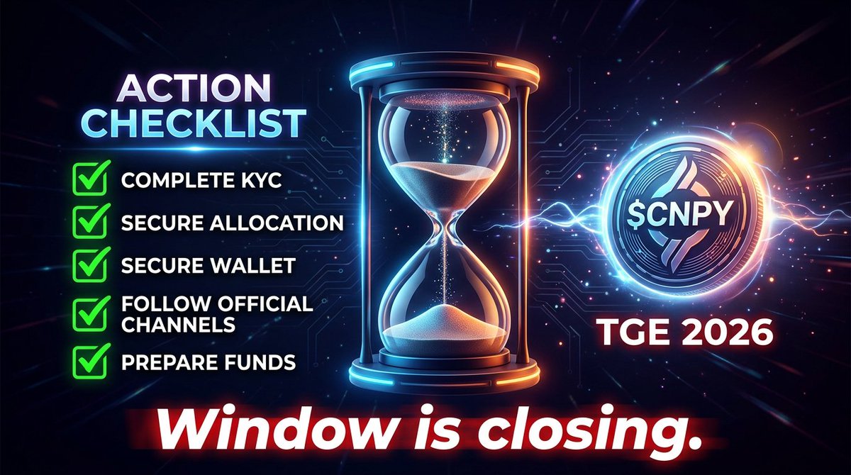 Charl41171's tweet photo. @CNPYNetwork mainnet-2026.
TGE not announced yet. Window is open

What you can do right now:

Sign up in Rewards Hub
Complete quests-stack points
Mint Canopy Pass-get multiplier
Deploy a testnet chain

After TGE it's too late to regret
Act while it's early

#Canopy #CNPY #Web3 https://t.co/bwuufcMWhA