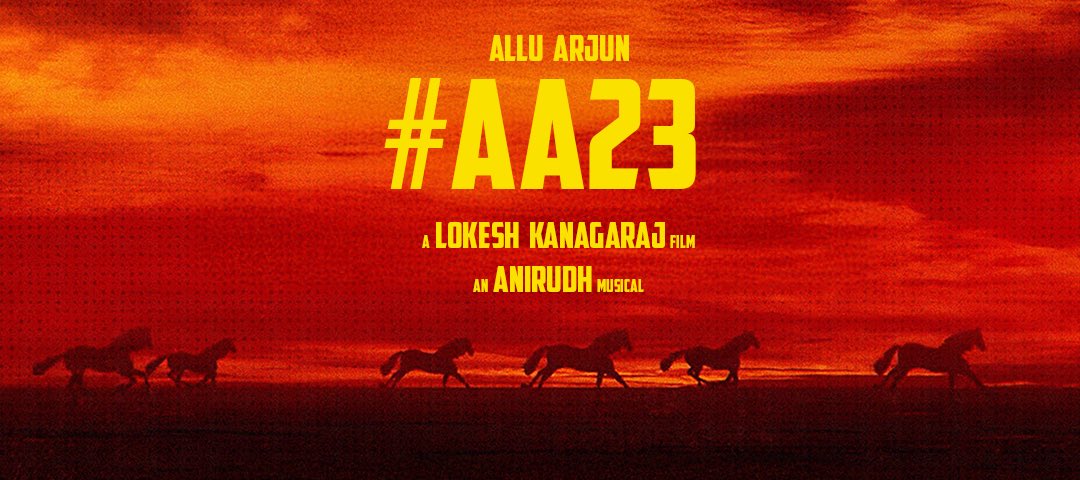 Ayyappan_1504's tweet photo. 🚨 #AA23 with Lokesh Not Shelved 

Reports Claiming Otherwise are False https://t.co/tp0j5a7qsH