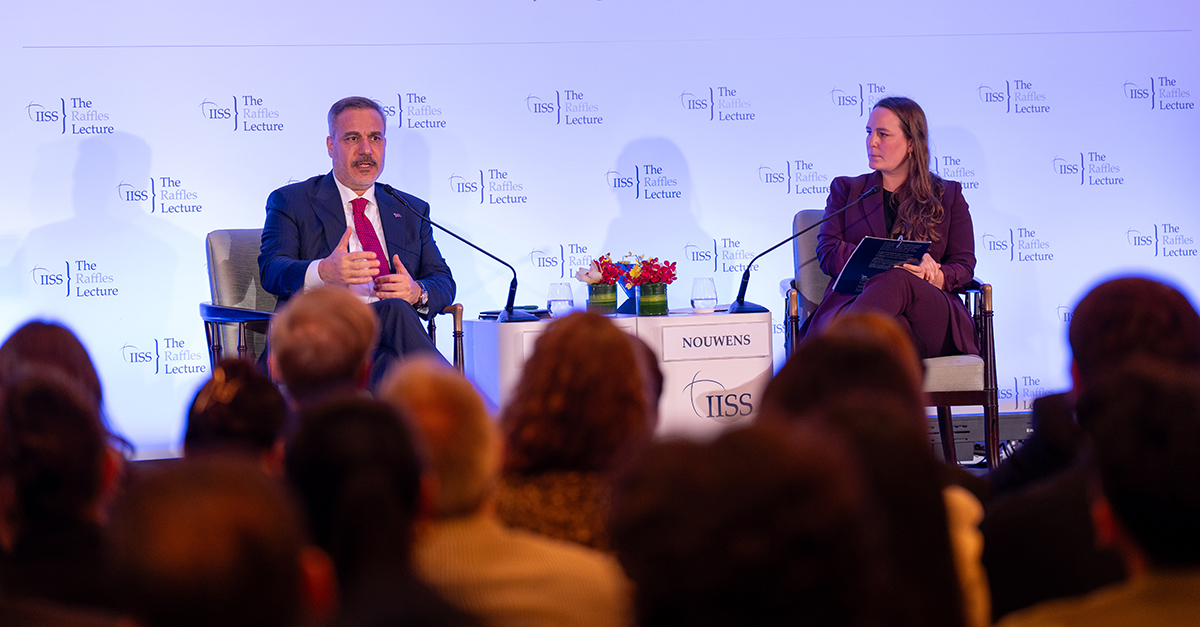 IISS_org's tweet photo. ‘The international order no longer resembles a fixed constellation: it is an expanding universe where centres of gravity multiply and older hierarchies gradually lose their gravitational pull,’ said @HakanFidan, Minister of Foreign Affairs of Türkiye, as he addressed the IISS in Singapore on 2 June | Watch the lecture: https://t.co/QtpWpYQJMM