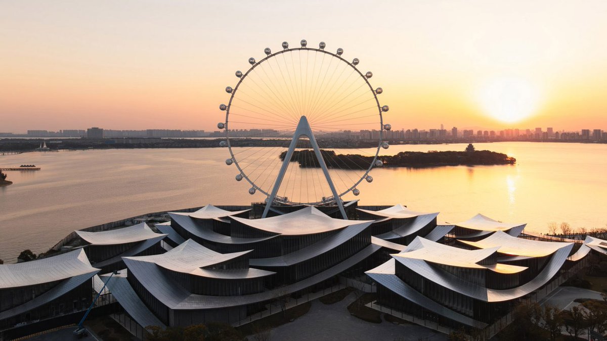 parametricarch's tweet photo. 🏛️ Suzhou Museum of Contemporary Art by BIG | Suzhou, China https://t.co/rj1Y0SKdb7