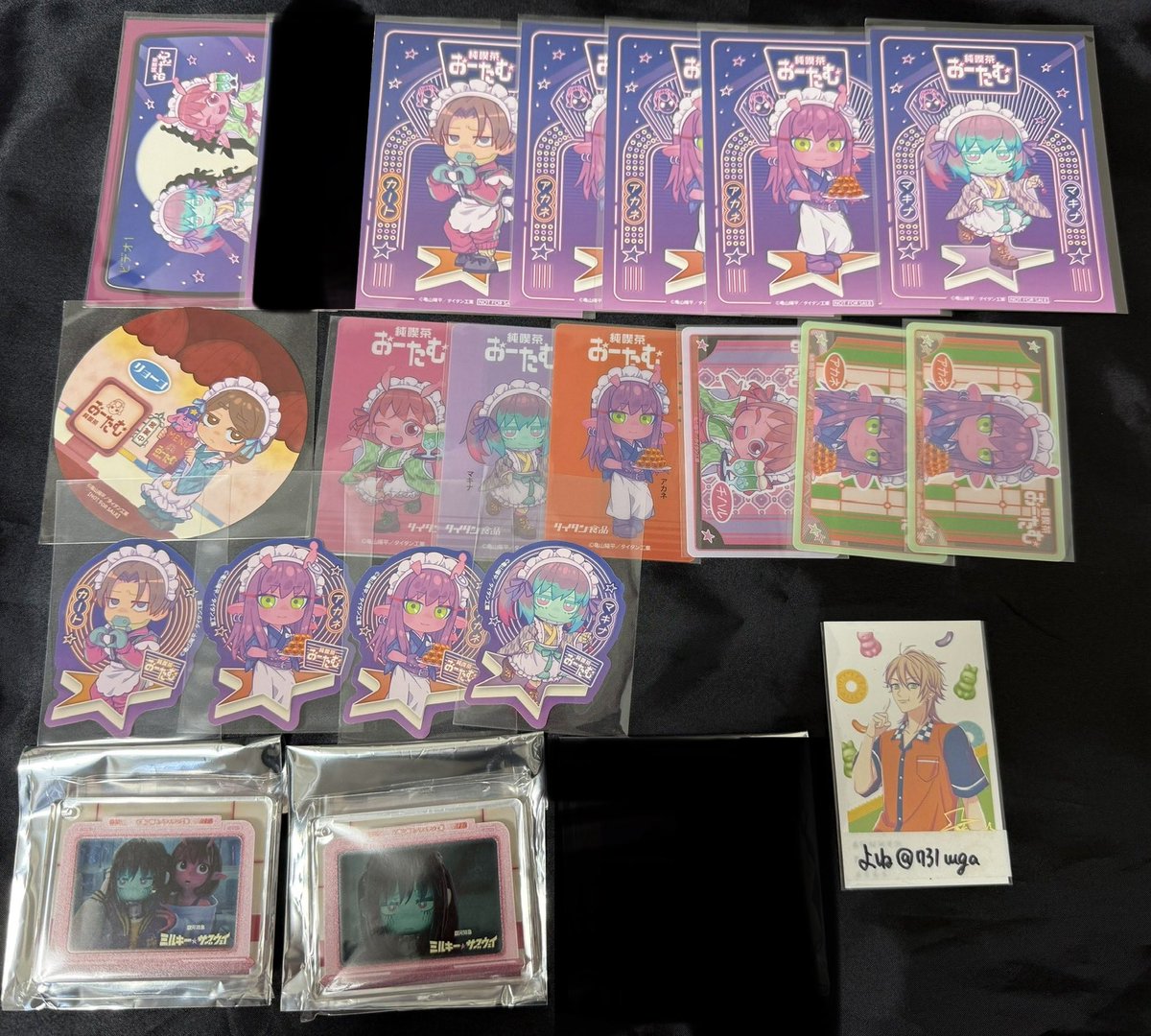 731mga's tweet photo. 【交換 譲渡】 銀河特急 ミルキー☆サブウェイ ミルキーサブウェイ ミルサブ アニメイトカフェ アニカフェ ブロマイド コースター クリアカード 特典

譲) カート マキナ チハル アカネ リョーコ

求) マックス カナタ オータム(2枚目)
定価+送料

詳細は引用元へ
別ツイウエハース含めても可 https://t.co/hBit28cKDl