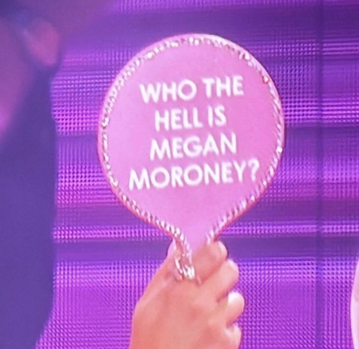 spencerewalsh's tweet photo. i can just imagine there’s probably someone backstage sticking little letter stickers on to these mirrors every night https://t.co/fuYCAWJ1rE