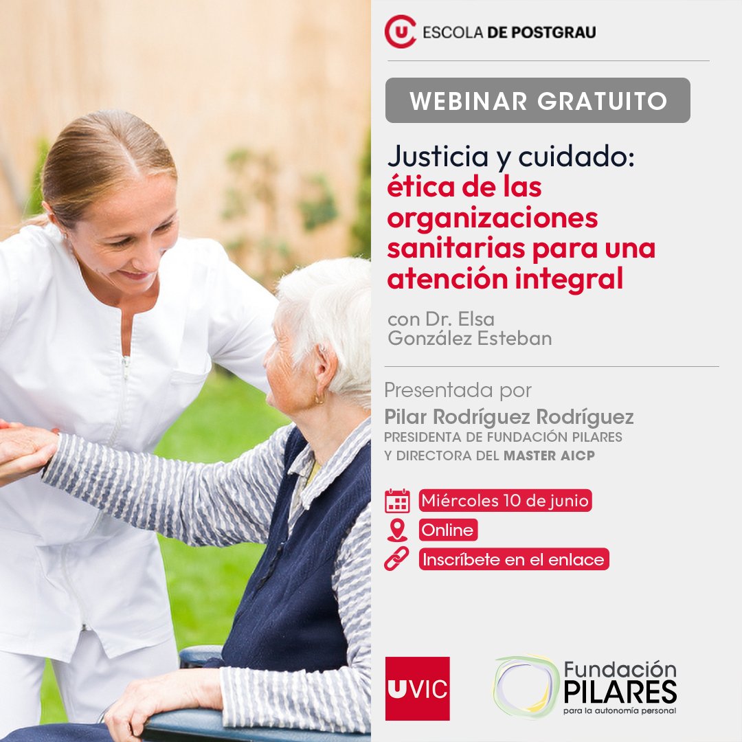 FPilares's tweet photo. ¿𝐒𝐞 𝐩𝐮𝐞𝐝𝐞 𝐜𝐮𝐢𝐝𝐚𝐫 𝐦𝐞𝐣𝐨𝐫 𝐝𝐞𝐬𝐝𝐞 𝐥𝐚𝐬 𝐨𝐫𝐠𝐚𝐧𝐢𝐳𝐚𝐜𝐢𝐨𝐧𝐞𝐬?
10 de junio, 18:00h | Online

- Ética en gestion diaria
- Culturas de confianza
- Modelos organizativos justos y coherentes

Reserva tu plaza aquí: https://t.co/ukAfLDYNfg https://t.co/qbuozjDY16