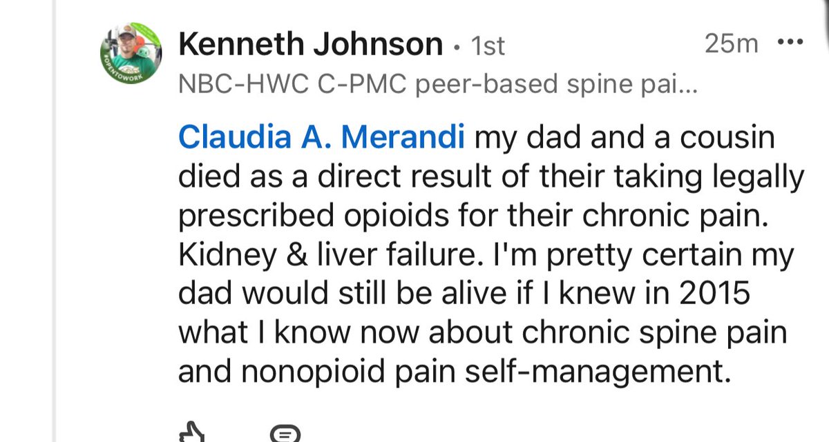 CMerandi's tweet photo. Kenneth Johnson is your typical pain grifter

He demonizes pain medication to advance his personal brand, ideology, and business model

I turned off my brother’s breathing machine. 

Suck it up, Kenneth https://t.co/bmLqw3K7ET