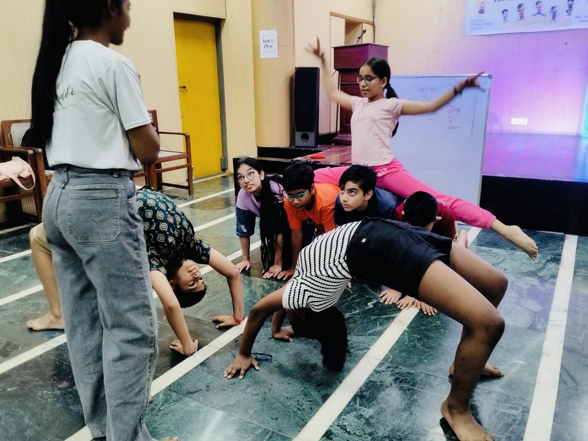 TSCSLibrary's tweet photo. Day 3 of ongoing Theatre Workshop for children being organised in the Library.
Resource person: Subhasis Neogi
#SummerFest2026 @RrrlfKolkata https://t.co/ej9zPDwSXl