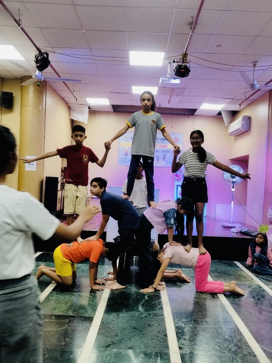 TSCSLibrary's tweet photo. Day 3 of ongoing Theatre Workshop for children being organised in the Library.
Resource person: Subhasis Neogi
#SummerFest2026 @RrrlfKolkata https://t.co/ej9zPDwSXl