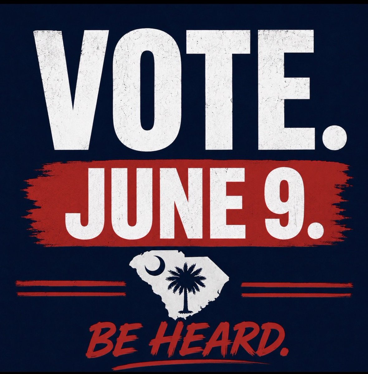 TSpiceDecoded's tweet photo. South Carolina conservatives,

Only about 12.5% of eligible voters showed up in our last state primary.

Think about that.

A tiny percentage of voters are deciding the future of our state while millions stay home.

If we want to vote out the RINOs, the insiders, and the politicians who forgot the people, then we ALL have to vote.

Bring your family.
Text your friends.
Call your neighbors.

This is how we take South Carolina back — together.

Every election matters now.
Show up and vote.
