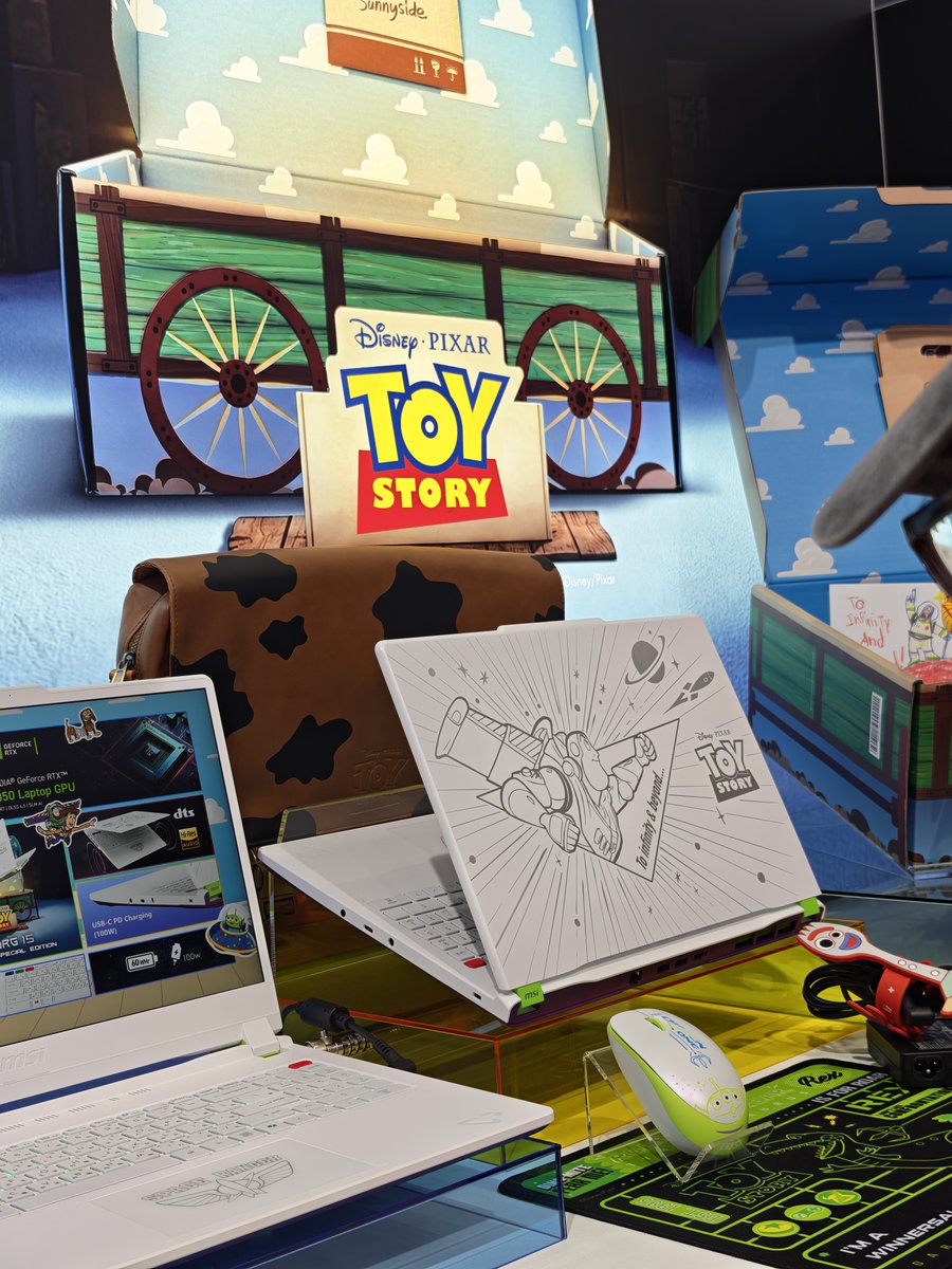 gadgetmatch's tweet photo. You've got a friend in this laptop. 🤠
This incredibly rare Cyborg 15 Toy Story Edition features beautiful custom decals, complete with Andy’s iconic signature.
Follow our #COMPUTEX2026 coverage
👉 https://t.co/5Qf28BMvH5 #AITOGETHER #COMPUTEX https://t.co/oLSi4hmrW4