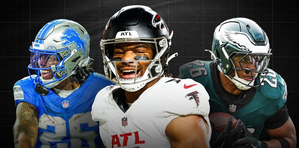 thePCFF2000's tweet photo. The 27th #PCFF Draft is 12 weeks from this weekend. Gibbs, Bijan &amp; Saquon are 3 of the top RB's available. https://t.co/JcA7CjfeEa