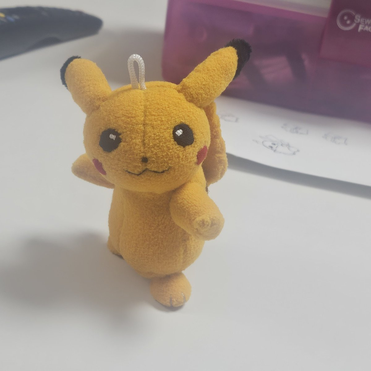 borocomi's tweet photo. 짜잔 파도타기 피카츄랍니다. 서핑보드는 나중에 천이 도착하면 만들어줄 예정입니다. https://t.co/mwBb38schA