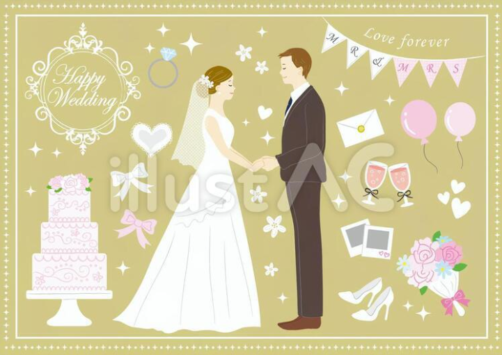 ACworks2011's tweet photo. 【ジューンブライドの魔法を💍💖】
 幸せいっぱいの「結婚式」素材をピックアップ！
ウェディングカードや招待状に使えるおしゃれなイラストが無料です✨
 最高の1日を彩るお手伝い🕊️💎
 詳細はリプ欄をチェック👇 https://t.co/Bc2yZyrQKl