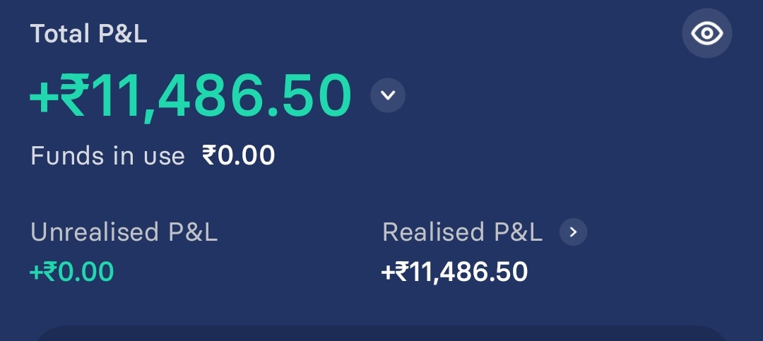mohith5019's tweet photo. Day 7 of Option Gains 

Another green day 💚 

It's not fake 😂😂 this is fourth time I am getting profits around +11k zone.

I exited the 20k to 20L Challenge 🙂
Give up? 💯 I won't give up. I will give another try next time. It's just i don't wanna loose out the profits probability in these markets that's all. 

I am sure many small retailers were washed out their accounts. Recently twice I washed out but recovered multiple times using more capital. 

So I have been watching these movements of 2x-50x trades closely I didn't enter but yea but capturing them is real mastery.  So far I have been observing, based on the movement we can plan 10%-50% of the profit, we can deploy the amount in such trades for hero-zero. Because 1000 quantities of 1.5Rs can go to 1.5L worth. We never know!! Before doing that we should have a risk taking capacity. 

Moreover it's math. Probability is 0.1.
Depends on PCR and CALL-PUT unwinding. So a decision may be taken because sometimes they move 10x and goes back to zero. The decision making capability becomes important. Especially for tomorrow's SENSEX Expiry. 

@ADX_Learner 
@ArindamPramnk 
@gowtammohan