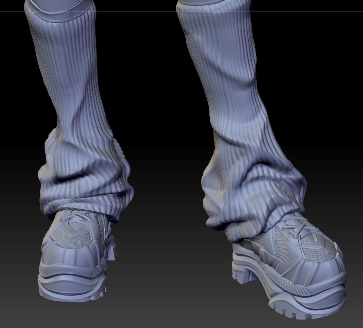 tetsu_cg's tweet photo. WIP
膝下周りをいじり中 https://t.co/PpFTuKSGCr