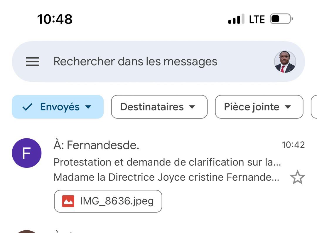 HonoreMvula1's tweet photo. J’ai adressé un mail à la Directrice de @radiookapi, Mme Joyce Christine Fernandes de Pina, pour protester contre certaines publications et demander des clarifications sur la diffusion d’images ayant prêté à confusion avant leur suppression par les gestionnaires. https://t.co/okn7mQOa5S