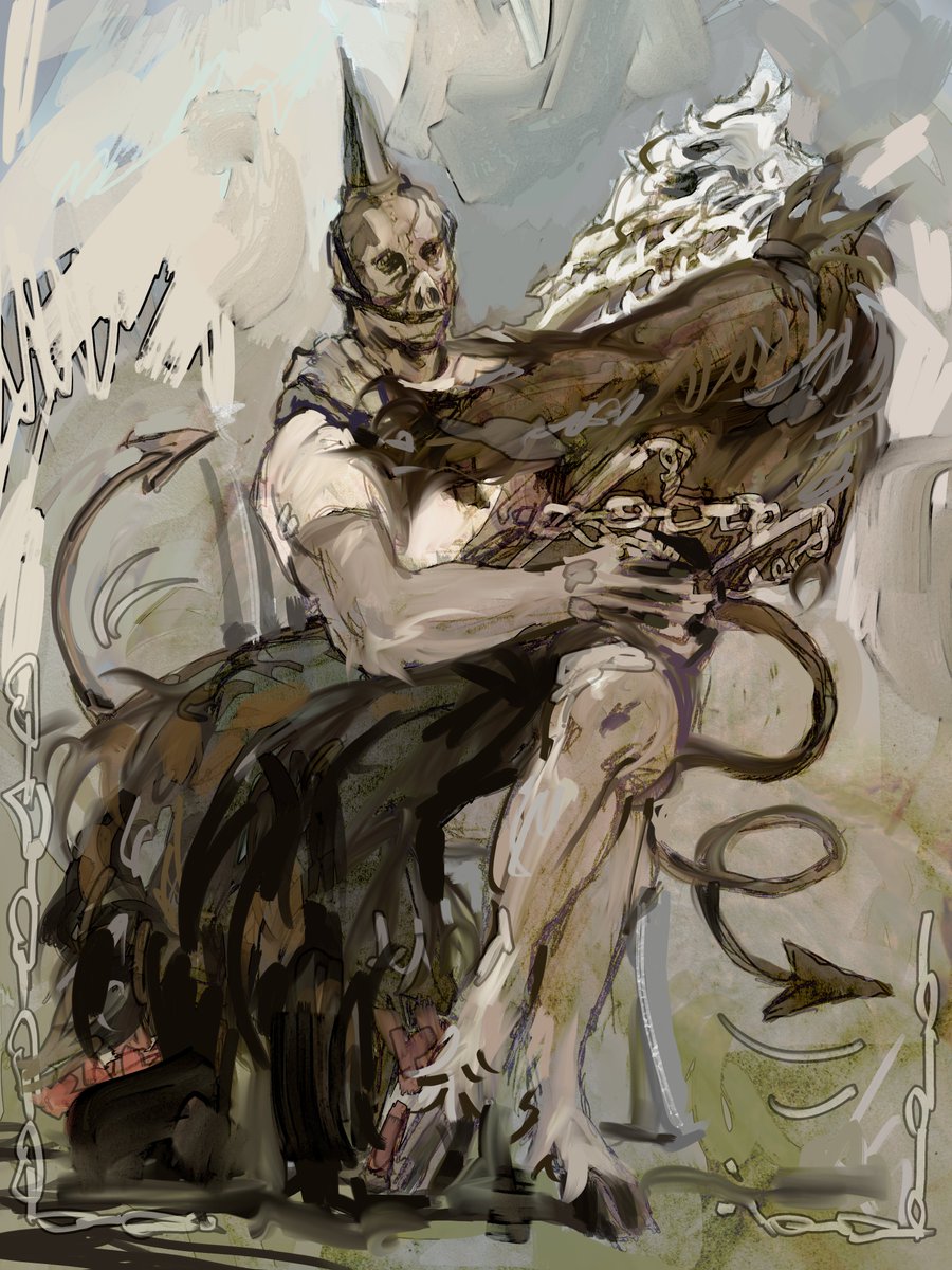 Forswornka's tweet photo. Where is that strong human will now?
Guess there are things you can't escape from...

#dorohedoro https://t.co/elpAipiAy5