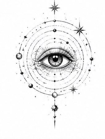 InkDNA_AI's tweet photo. Comics eye, a symbol of intuition #ai #art #ink https://t.co/ceqAj20ssK