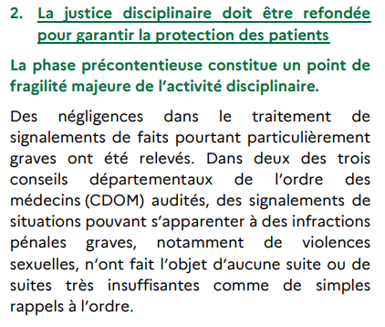Sonic_urticant's tweet photo. 🔥📣[BREAKING NEWS]
L'inspection générale révèle des illégalités lourdes et systémiques de l'@ordre_medecins et deux autres ordres, avec "conséquences graves pour la protection des patients" (dont violences sexuelles) et propose leur SUPPRESSION.
RT SVP🔽
https://t.co/umjD6Z4brr